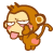 mono provocando